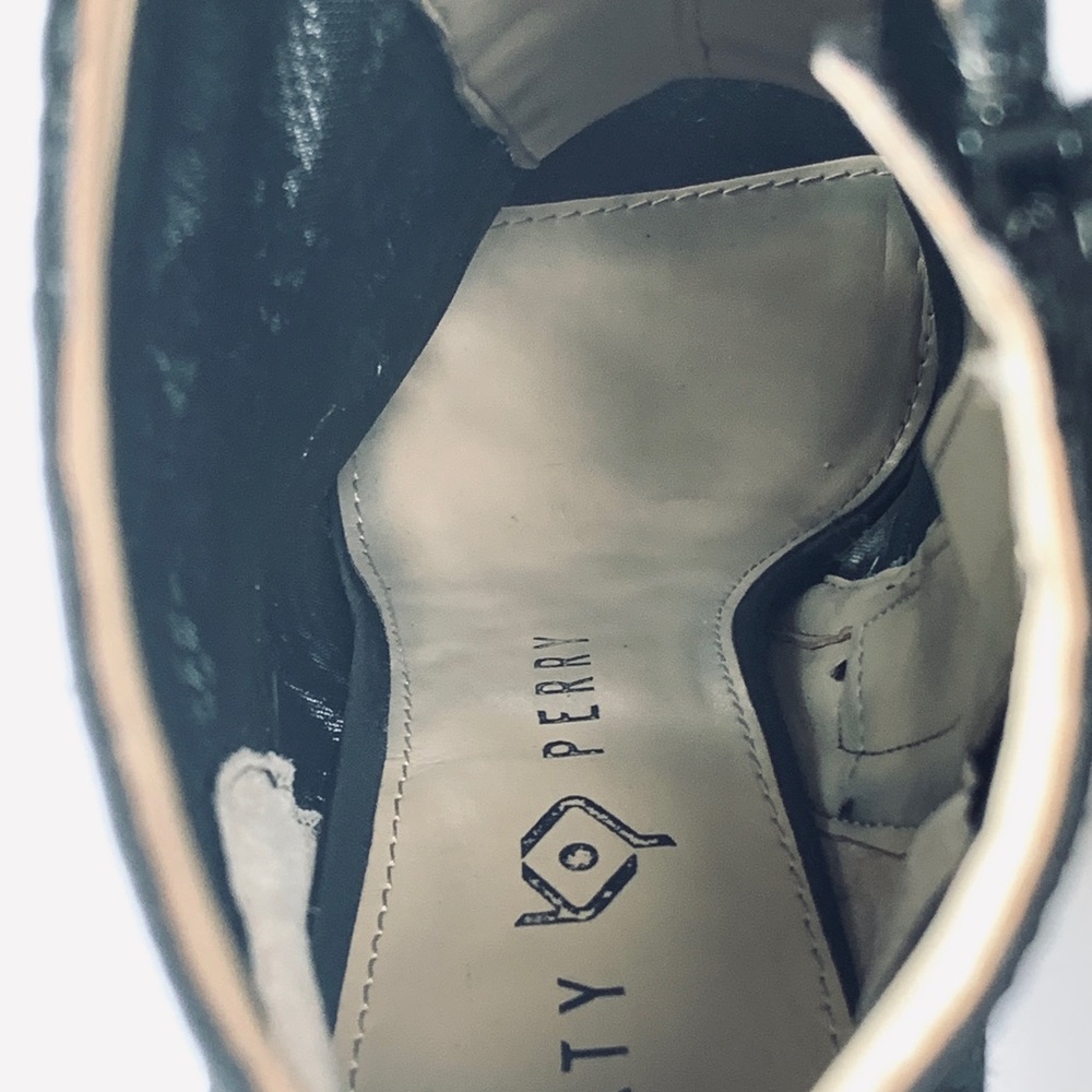 Black Lace Open Toe, 4” heel, Booties